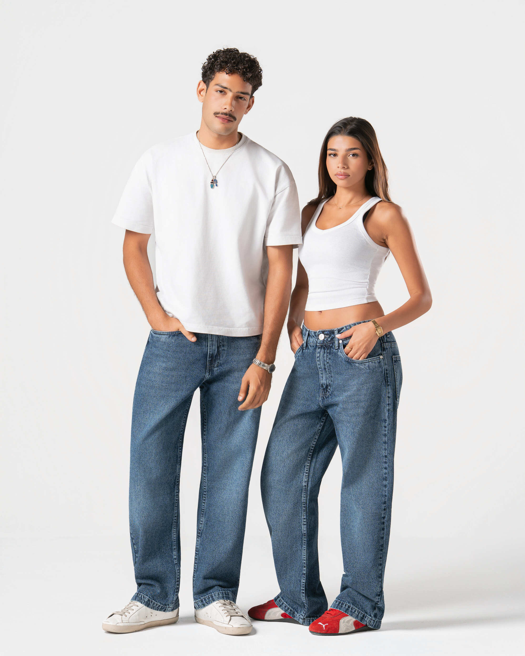 MID BLUE JEANS