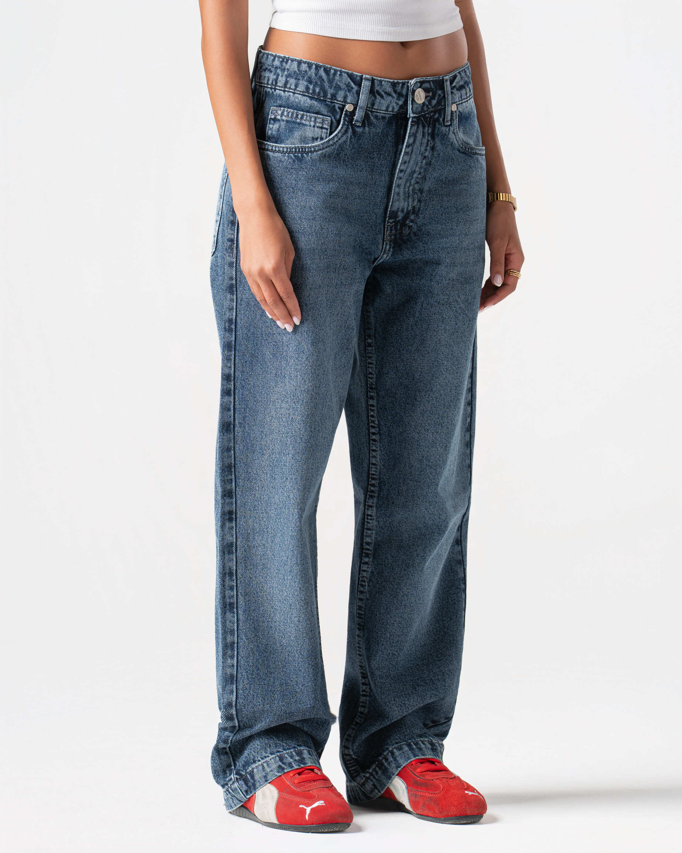 MID BLUE JEANS