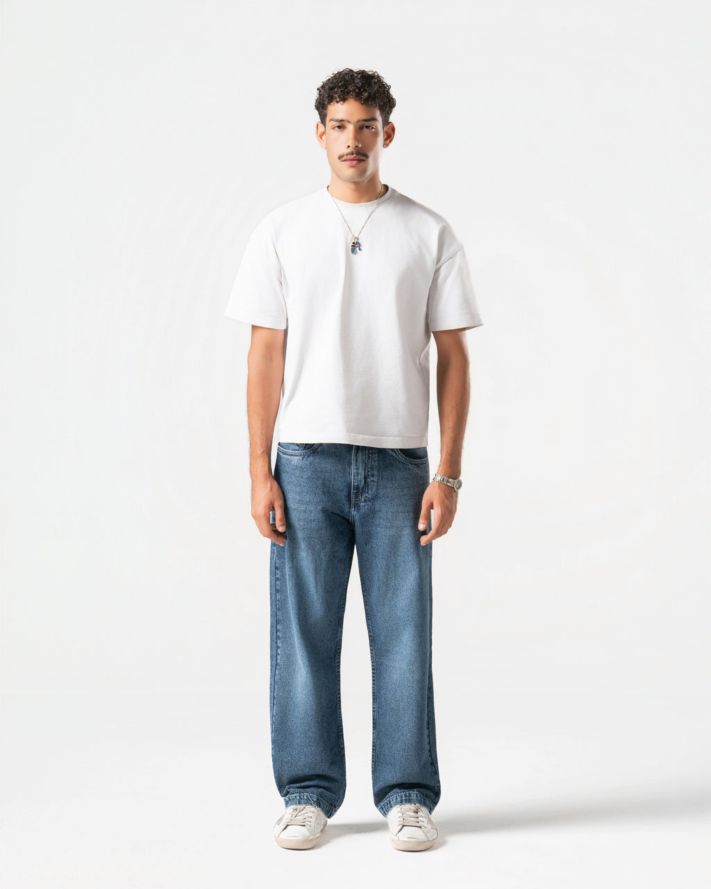 MID BLUE JEANS