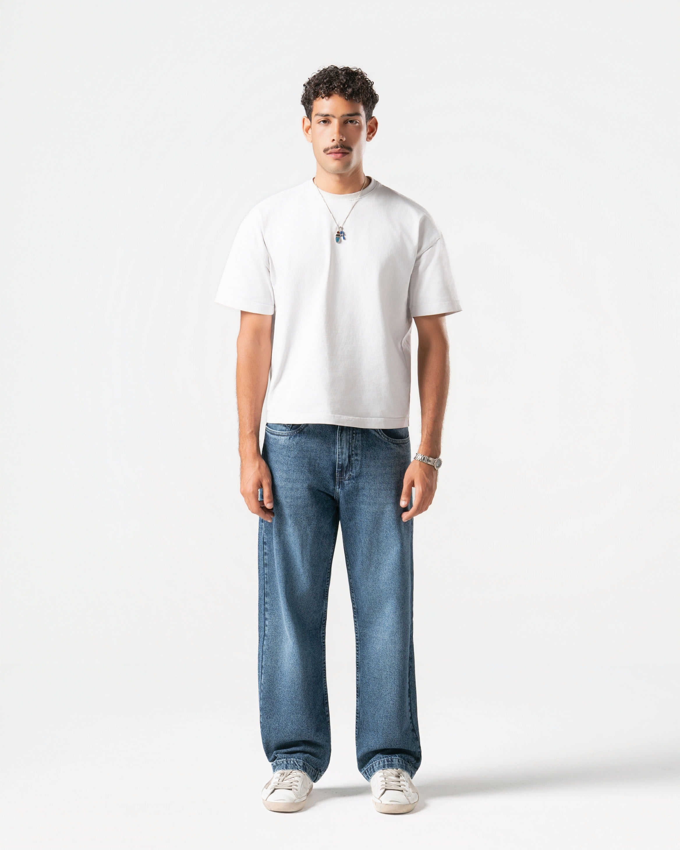 MID BLUE JEANS
