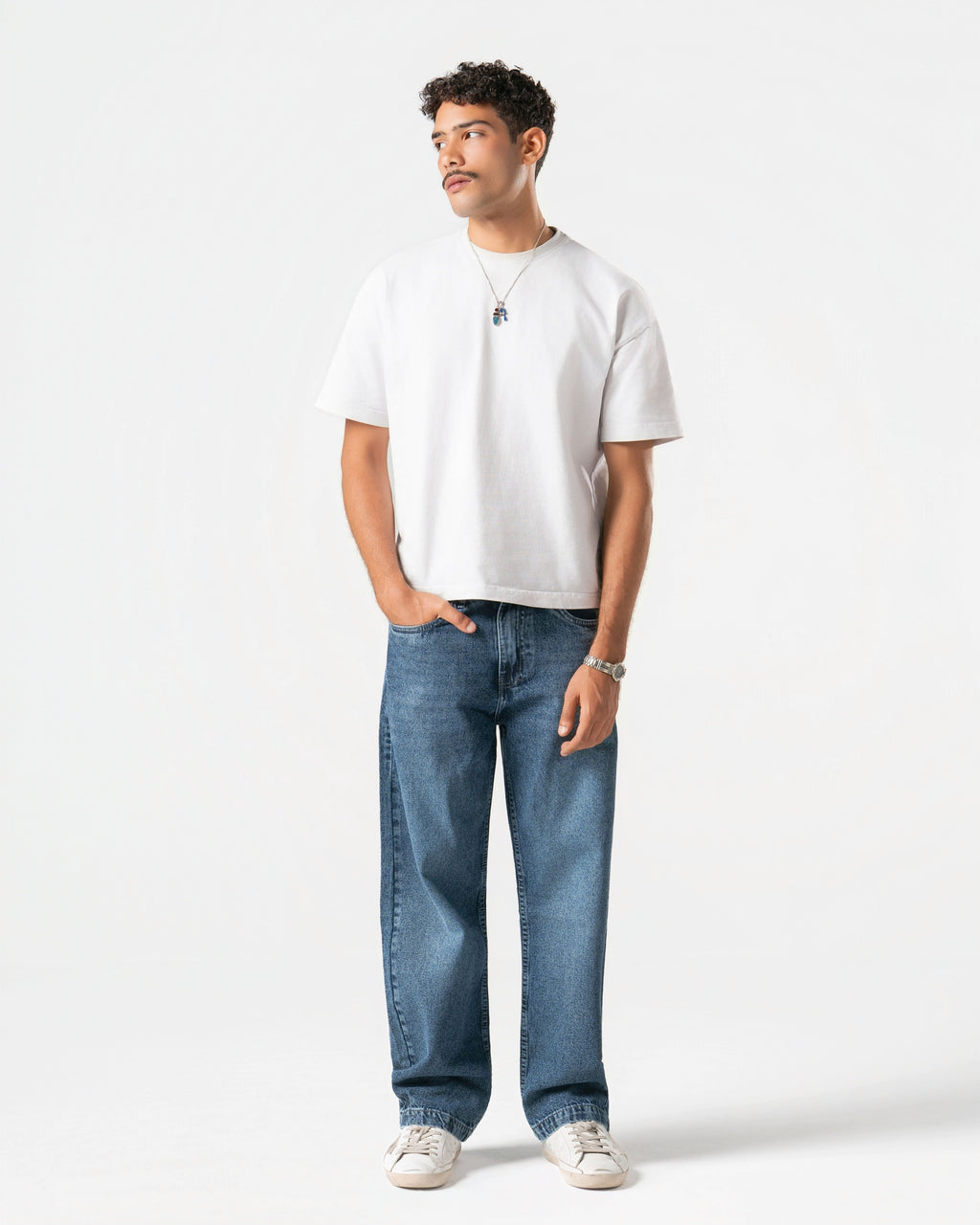 MID BLUE JEANS