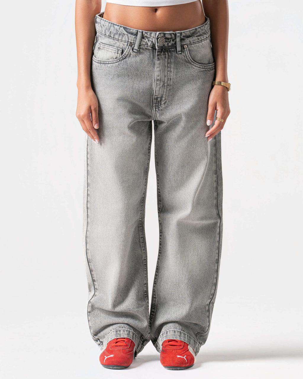 SMOKE GREY JEANS