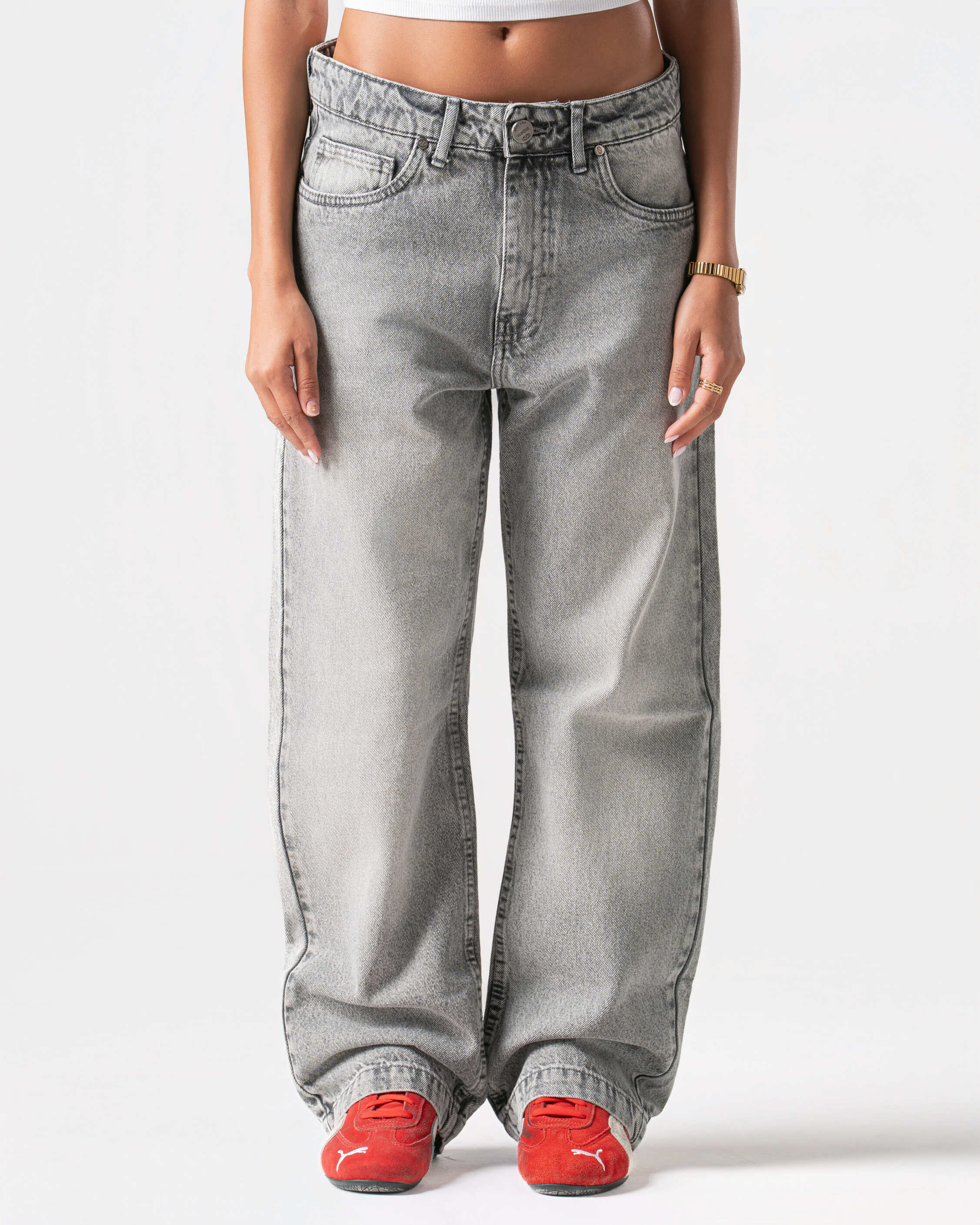 SMOKE GREY JEANS