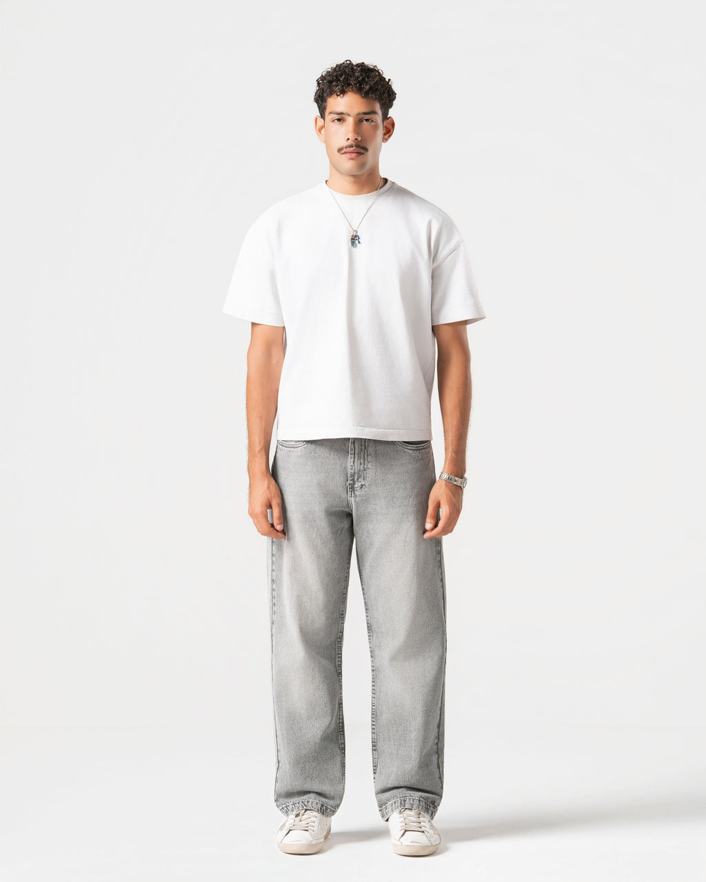 SMOKE GREY JEANS