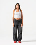 WASHED BLACK JEANS