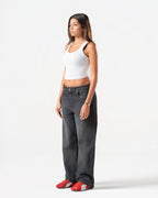 WASHED BLACK JEANS