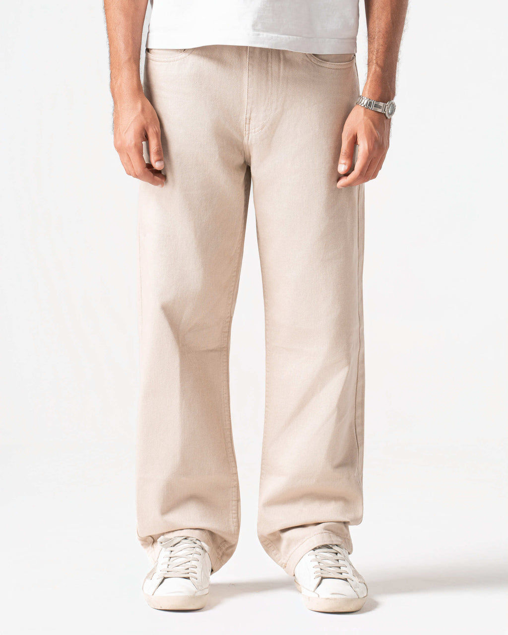CREAM JEANS